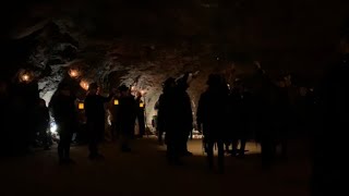 Blackthorn Ritualistic Folk dance The Old Ways at Clearwell Caves for Imbolc [upl. by Serolod640]