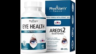 Areds 2 Eye Vitamins w Lutein Zeaxanthin amp Bilberry Extract [upl. by Lurline]