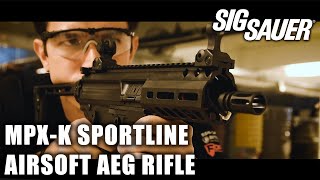 CHEAPEST SMG  SIG Sauer Airsoft MPXK Sportline AEG  RedWolf Airsoft RWTV [upl. by Skipp692]