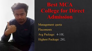 Top MCA Colleges without Entrance Exam  Direct Admission  Management quota  Placements [upl. by Zerelda]