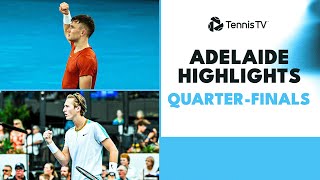 Paul Battles Draper Jarry Korda Musetti amp More Feature  Adelaide 2024 QuarterFinal Highlights [upl. by Ayahs190]