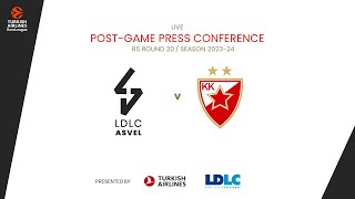 Press Conference LDLC ASVEL vs Red Star Belgrade [upl. by Notyrb]