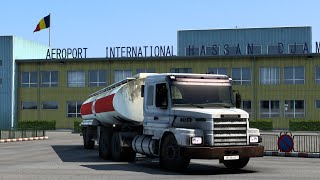 ETS2 147  Finishing the Delivery at NDjamena Airport in Chad  Road to Africa part 13 [upl. by Dar]