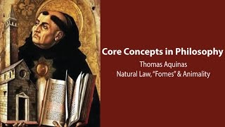 Thomas Aquinas on Natural Law quotFomesquot and Animality  Philosophy Core Concepts [upl. by Nibla931]