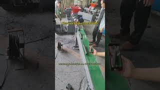 Charcoal briquette machine for briquette making with coal powder  Charcoal making machine for sale [upl. by Airdnat942]