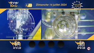 Winner Loto  Win4 et Win4 double  Dimanche 14 Juillet 2024 [upl. by Blanca994]