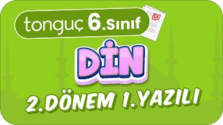 6Sınıf Din 2Dönem 1Yazılıya Hazırlık 📑 2024 [upl. by Dekeles]