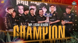 RRQ AKIRA THE CHAMPION OF MPL LATAM SEASON 1 [upl. by Delle]