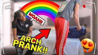 ARCHING MY BACK PRANK ON BOYFRIEND😍😩 Gone right [upl. by Idok528]