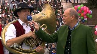 Wiesn Frühschoppen  Standkonzert unter der Bavaria 2013 09 29 [upl. by Oralle456]