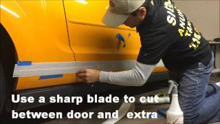 how to install vehicle decals fast and easy [upl. by Gnaw]