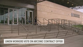 Ratification vote on new USW and Arconic contract underway [upl. by Enitsahc]