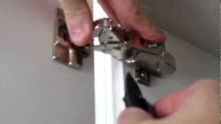 How to Install IKEA 153 Degree Integral Hinge [upl. by Haig]