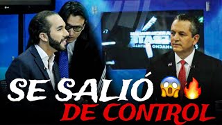 Político por poco se agarra a MADRAZO a Bukele en pleno programa pero asi salió llorando😂 [upl. by Adnoryt]