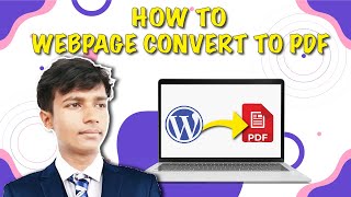 How To Convert Webpage To PDF Webpage To PDF Convertor Convert Webpage To PDF Online AR Channel [upl. by Trisa]