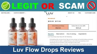 Luv Flow Drops Reviews  May 2024Beware of Scam Watch Now [upl. by Adnohsirk]