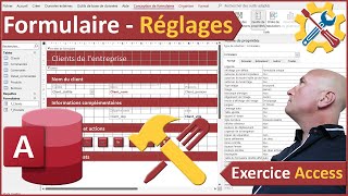 Personnaliser les formulaires exercice Access [upl. by Greysun]