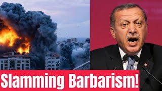 Erdogan’s Turkey Slams Israels Barbarity as Iran’s FM Visits [upl. by Safire91]