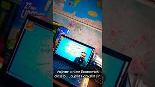 Vajiram and Ravi online GS Lecture of economics by Jayant Parikshit sir [upl. by Nylrad]