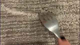 How to remove carpet indentations shorts [upl. by Oiceladni82]