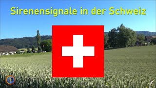 Bedeutung der Sirenensignale in der Schweiz [upl. by Archambault]