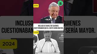 AMLO aseguraba que la Refinería Olmeca costaría 8 mil millones de dólares y cosnto el doble [upl. by Latreshia]