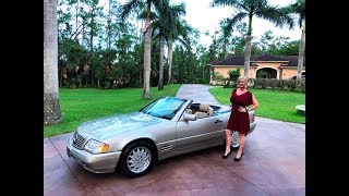 SOLD 1998 MercedesBenz SL500 R129 Roadster Review wMaryAnn For Sale by AutoHaus of Naples [upl. by Crystal]