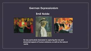 German Expressionism Emil Nolde [upl. by Zetroc]