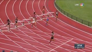 Olympic Track And Field Trials  16YearOld Sydney McLaughlin Qualifies To Go To Rio [upl. by Betteann]