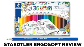 Staedtler Ergosoft Colouring Pencils  Review [upl. by Yemar]