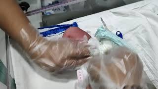 How to change nappy of a newborn girl [upl. by Ursulina622]