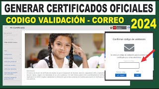 Siagie  Cómo GENERAR CERTIFICADO OFICIAL 2024  bien explicado  actualizado [upl. by Durstin]