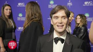 Oppenheimer star Cillian Murphy interview from Palm Springs Film Festival red carpet [upl. by Schaumberger957]