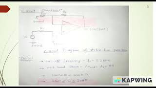 Design an Active low pass filter using Operational Amplifier [upl. by Anilave]