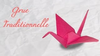 Origami  La Grue traditionnelle HD [upl. by Acinomed]