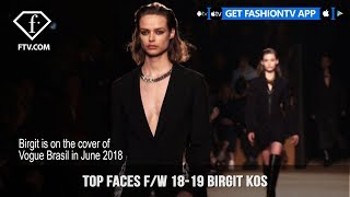 Birgit Kos Top Faces Model Talks FallWinter 201819  FashionTV  FTV [upl. by Jobie]