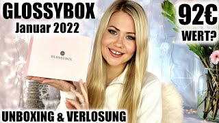 Glossybox Januar 2022  Unboxing amp Verlosung [upl. by Paula739]