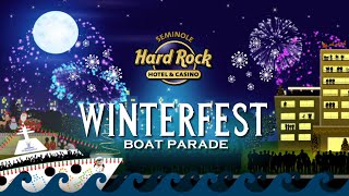 2022 The Seminole Hard Rock Winterfest Boat Parade [upl. by Acinomahs796]