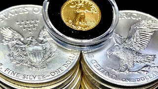 HUGE Drop in US Mint GOLD and SILVER Sales [upl. by Kubetz586]