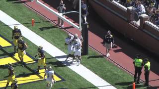 Zips Football at Michigan Highlights  Sept 14 [upl. by Absa392]