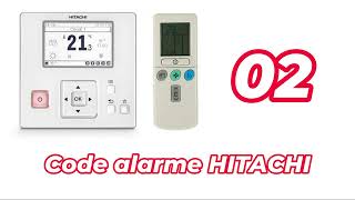 Panne Climatisation Hitachi  code alarme 02 [upl. by Ecnaled518]