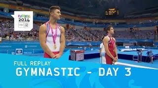 Gymnastics Artistic  Mens Individual All Around  Full Replay  Nanjing 2014 Youth Olympic Games [upl. by Enelrac700]