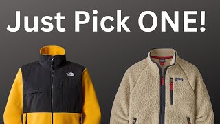 The North Face Denali Jacket vs Patagonia Retro Pile Fleece Jacket [upl. by Rebmyk]