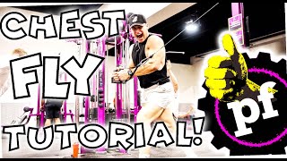 HOW TO DO THE CABLE CHEST FLY AT PLANET FITNESS INDEPTH TUTORIAL [upl. by Larok331]