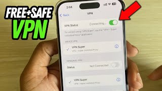 How to use VPN on any iPhone Free  Safe [upl. by Kathryn]