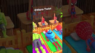 Heros In Skibidi Multiverse Be Like😂😂😂 animatedshort spiderman shorts [upl. by Estevan]