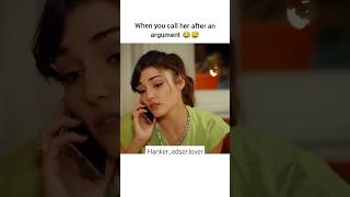 When you call her after an argument 😂 handeerçel kerembürsin shorts sencalkapimi viralshorts [upl. by Aiuqat]