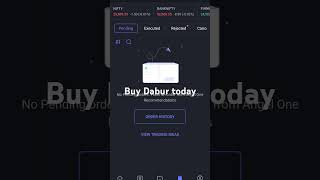 Today report dabur trading stockmarket howtoearnmoneyinstockmarket nifty love [upl. by Clayson79]