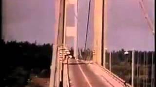 Galloping Gertie The Tacoma Narrows Bridge Bouncing And Twisting [upl. by Llirpa]