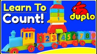 Number Train Learn To Count With LEGO DUPLO My First Number Train amp My First Rocket Fun Video [upl. by Adnawaj118]